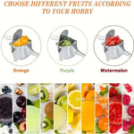 Exprimidor Manual De Naranjas, Limones, Frutas En Aluminio