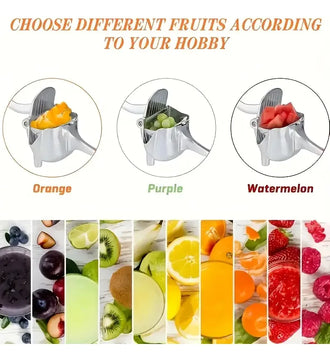 Exprimidor Manual De Naranjas, Limones, Frutas En Aluminio