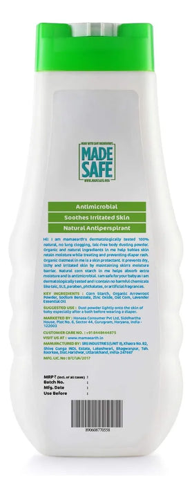 Mamaearth Polvo Para Bebes, 5.29 Oz (150 G), Para Bebes, Nin