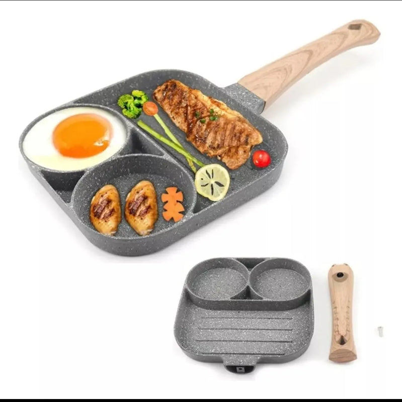 Sartén Para Tortillas Y Hamburguesas De Doble Orificio