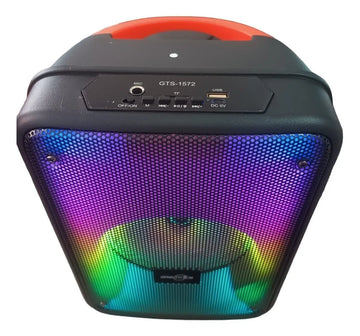Parlante Torre Cabina Sonido Bluetooth Usb Tf Mic Recargable Negro