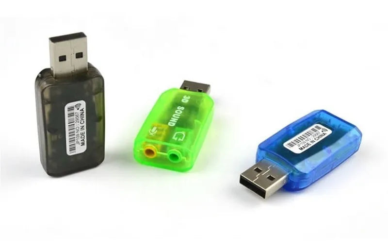 Tarjeta De Sonido 5.1 Externa Usb 2.0 Audio Y Sonido