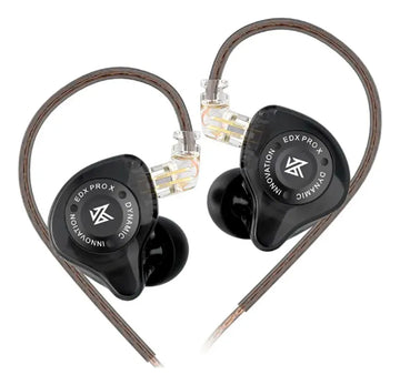 Auriculares Kz Edx Pro X Black Return sin micrófono