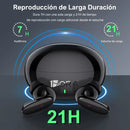 Audífonos in-ear inalámbricos 1Hora AUT205 Negro Auriculares Inalambricos Bluetooth 5.3 con Microfono