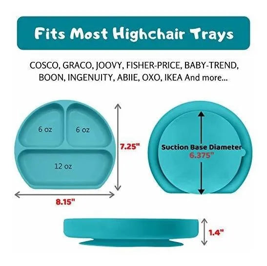 Plato De Silicona Para Bebés