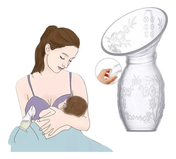 Recolector Extractor Leche Materna Silicona 100% Suave Pezon