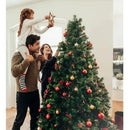 Arbol De Navidad Frondoso De Lujo 210cm Tupido 1110 Ramas Verde