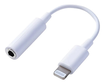 Adaptador Auriculares Para iPhone Lighting A 3.5mm Color Blanco