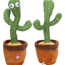 Cactus Bailarín Musical Repite Voz Recargable Interactivo