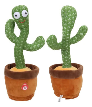 Cactus Bailarín Musical Repite Voz Recargable Interactivo