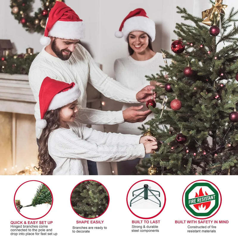 Árbol De Navidad Artificial 7 Pies Ultra Realista