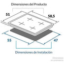 Estufa Electrica Challenger 220v Sd6104 - Acero Inox Gris