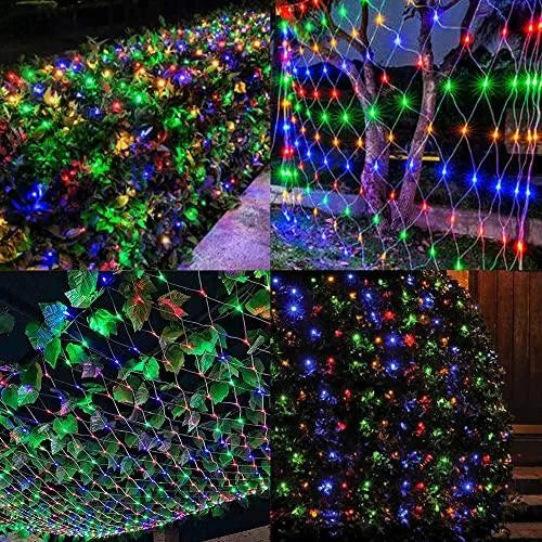 Red De Luces Led Navideñas 12 X 5' Multicolor Para