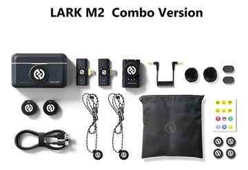 Hollyland Lark M2 Combo Duo Microfono Ios Android Dslr Apple Color Negro