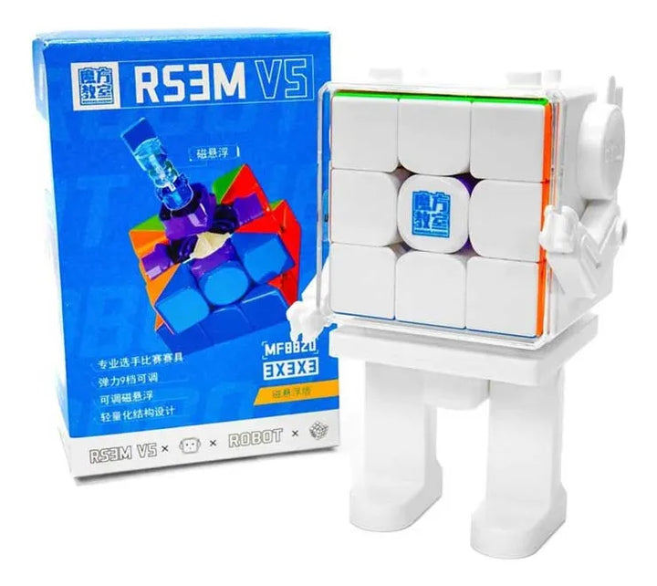 Moyu Mf Rs3m V5 Maglev Robot Cubo Rubik 3x3 Estructura Stikerless