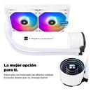 Enfriamiento Liquido Pc Cpu 240 Mm Argb Lga 1700 Am5 Blanco