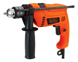 Taladro Percutor Eléctrico De 13mm Black+decker Hd555 550w - Naranja - 60 Hz