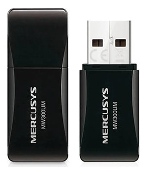 Adaptador De Red Mercusys Extensor Wifi Usb 300mbps Mw300um