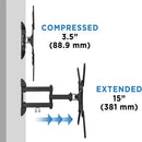 Soporte De Pared Movible Para Tv De 32 A 55 Pulgadas An400 N Negro