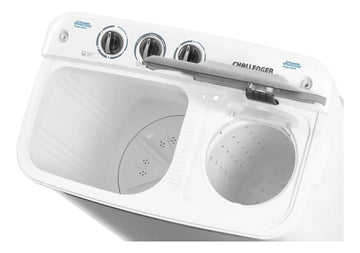 Lavadora Semiautomatica Doble Tina 7 Kg - Cw4707 Challenger Color Blanco