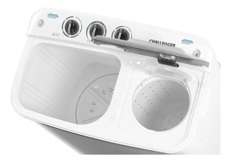 Lavadora Semiautomatica Doble Tina 7 Kg - Cw4707 Challenger Color Blanco