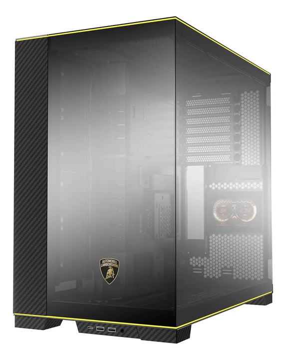 Caja Pc Lian Li O11d Evo E-atx Negra Fibra De Carbono Rgb