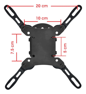 Soporte De Pared Tv/monitor 13''»55''/30kg, Techgo Spf-1102a Negro