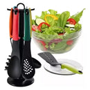 Set Juego Cucharones De 6 Utensilios Para Cocina Variado
