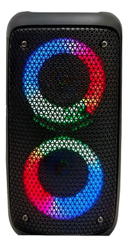 Parlante Torre Sonido Cabina 10w Bluetooth Aux Tf Recargable Negro