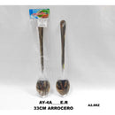 Cucharas Acero Inoxidable Utensilios Cocina Fritos 4 Mazugi Plateado