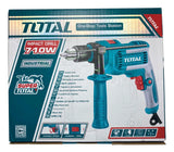 Taladro Percutor Marca Total 1/2 710w, 60 Hz 110v Cableado - Turquesa - 50/60hz