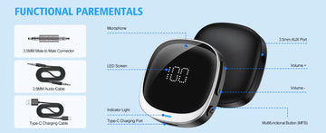 Adaptador Bluetooth 5.3 Audio Profesional, Sala Conferencia
