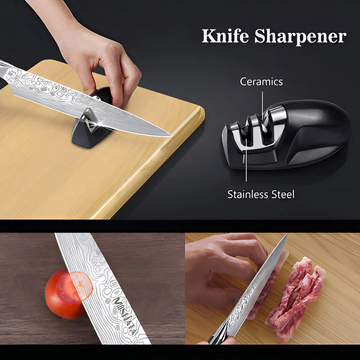 Cuchillo De Chef Profesional Super Afilado De 8 Con Protect Color Silver