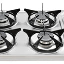 Estufa Empotrar Acero Inoxidable 53 *41 Cm Gas Natural 5609 Color Gris