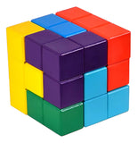 Cubo Rubik 3x3x3 Wooden Cube Soma Puzzle Madera Multicolor