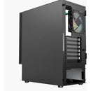 Chasis Xyz Airone 100 Mesh Negra 6.fan Argb Vidrio Templado Negro