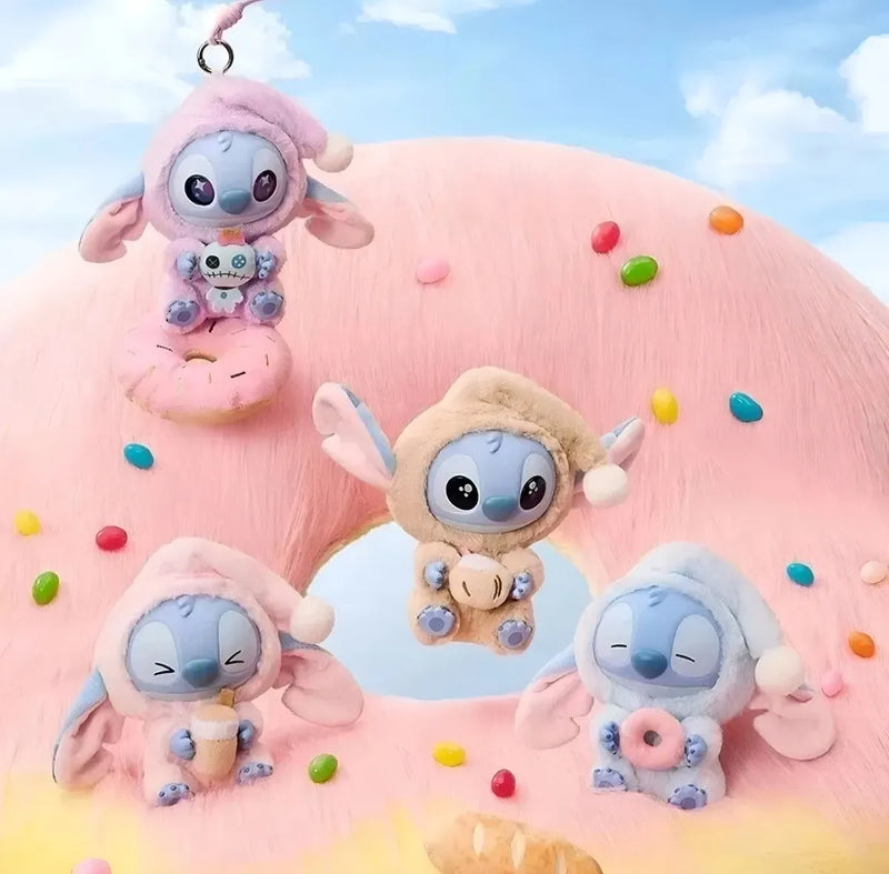 Labubu Peluche Muñeco Llavero Stitch Coleccionable Kawai Caja Sorpresa 7 Lindos Diseños Perfecto accesorio de MODA Para tus Bolsos y Maletas Compañero de Juego para l,os niños