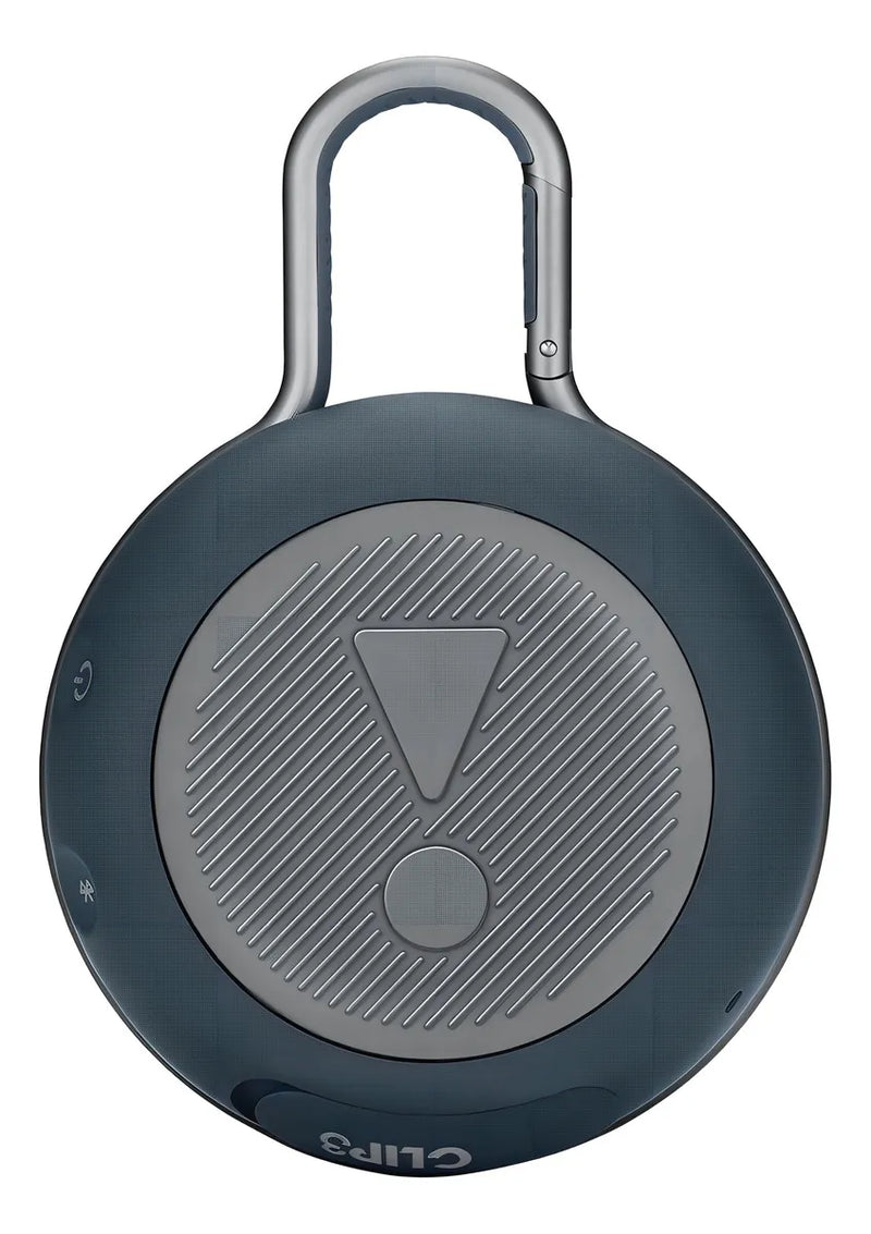 Parlante JBL Clip 3 portátil con bluetooth waterproof ocean blue