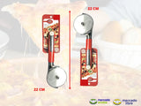 Cortador De Pizza Masas Profesional Acero Inoxidable Corta