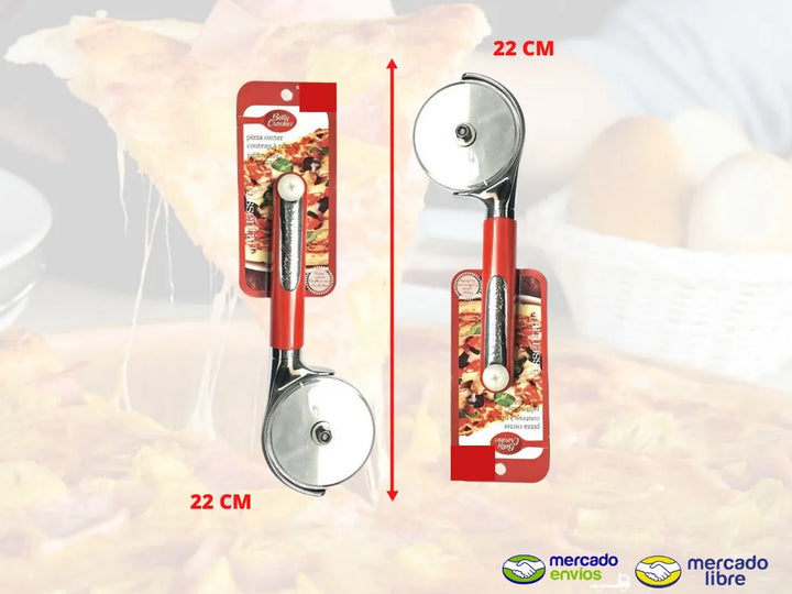 Cortador De Pizza Masas Profesional Acero Inoxidable Corta