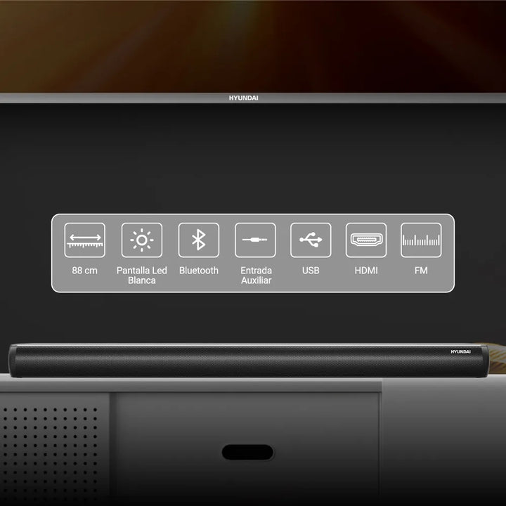 Combo Televisor 50 Pulgadas G+ Barra De Sonido Bluetooth/fm