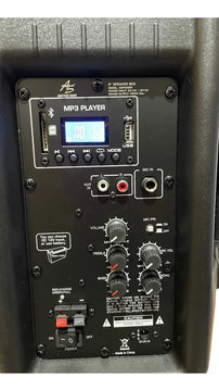 Cabina De Sonido Recargable American Sound 8 Pulgadas Blueto Negro