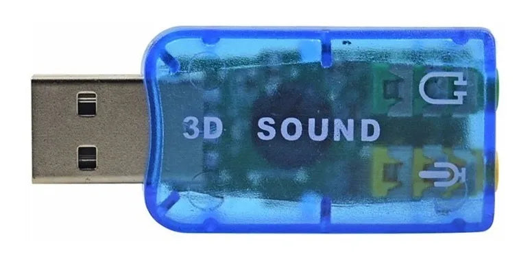 Tarjeta De Sonido 5.1 Externa Usb 2.0 Audio Y Sonido