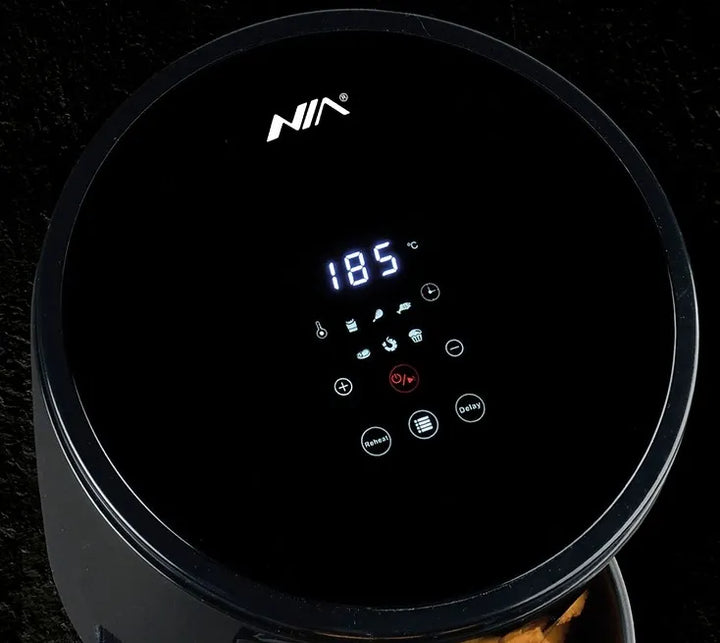 Air Fryer Freidora De Aire Digital Sin Aceite 2.5 Litros Negro