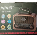 Radio Multibandas Retro Solar Excelente Sonido Y Sintonia Café