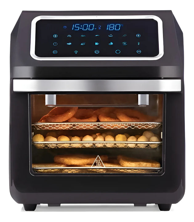 Freidora + Horno Sin Aceite 12litros Negro
