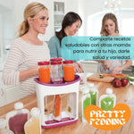 Dispensador Compota Bolsa Estación Papilla Bebe Extractor