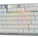 Teclado Mecanico Gamer Tkl Redragon Horus Blanco Switch Red