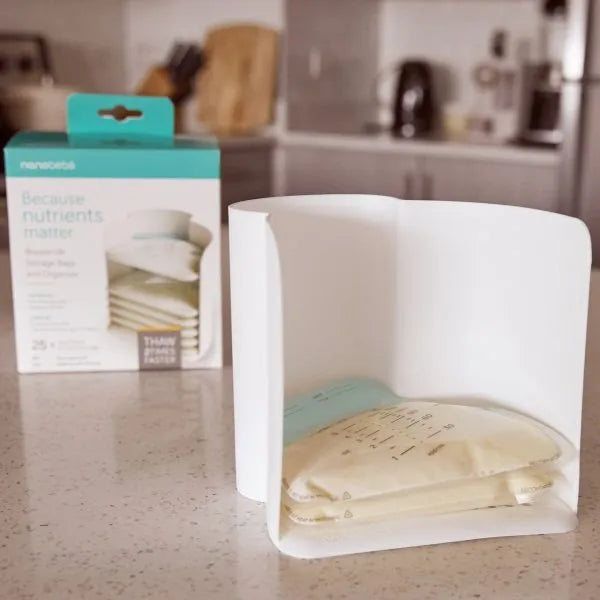 25 Bolsas De Almacenamiento Leche Materna Con Organizador