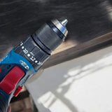 Taladro Percutor Atornillador Inalámbrico 18v Brushless 10mm Azul Acero 50hz/60hz